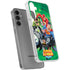 Justice League Team Power Up Green Galaxy S24 Plus Clear Case